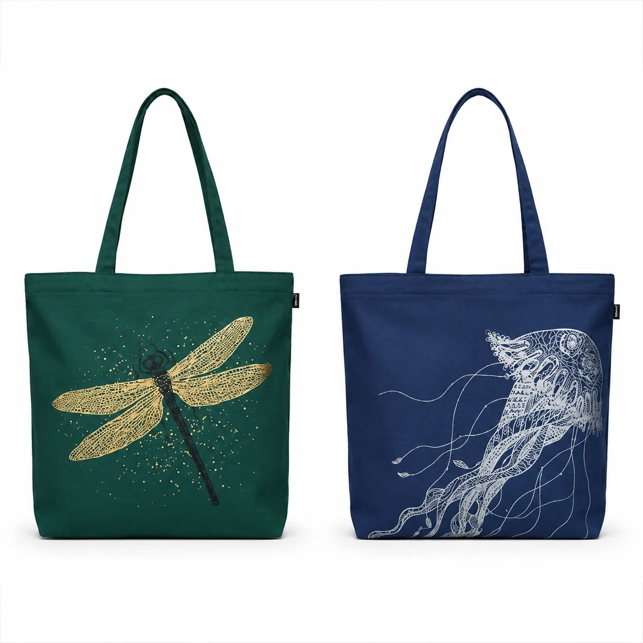 Aesthetic Canvas Tote Bag For Women Large Size With Zipper