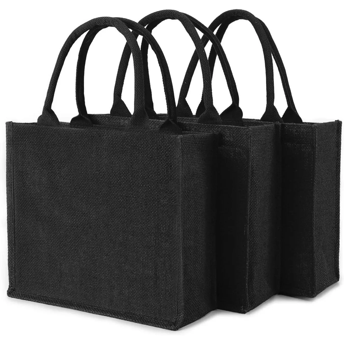 Custom Fashion Coated Linen Personalized Name Jute Bag Bridesmaid Gift