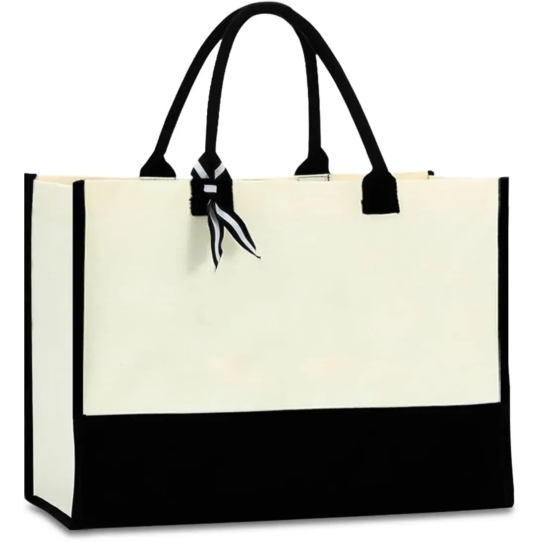 Customized Canvas Tote Bags Thickened Canvas Bags Hand Held Three