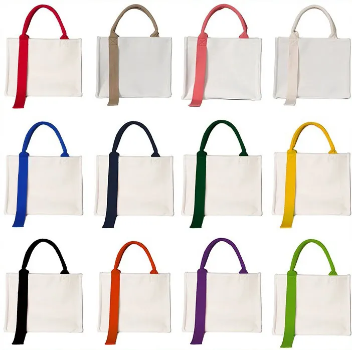 High End Custom Made Canvas Tote Bag With Logo