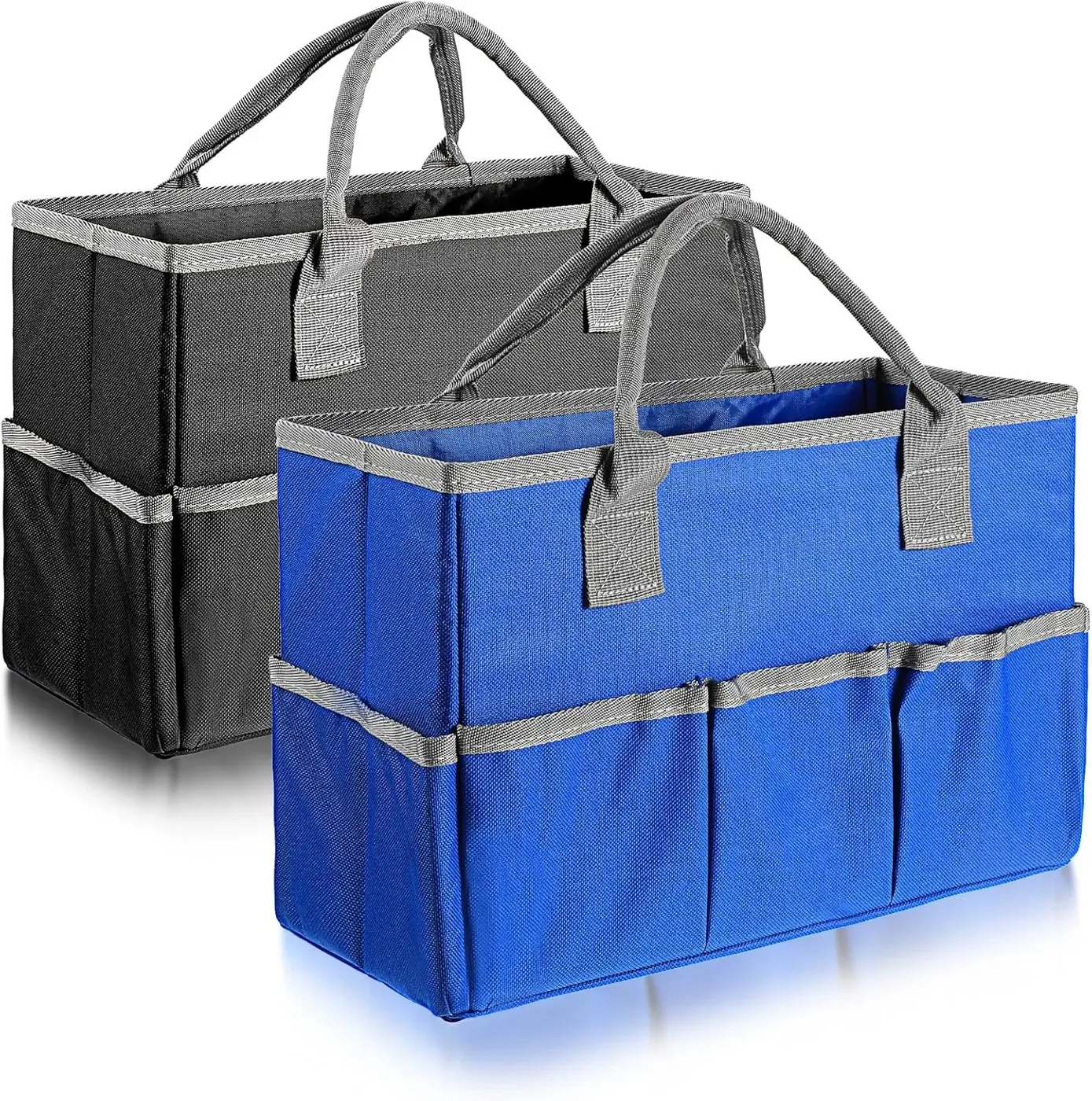 Organizer Storage Tote Bag With Multiple Pockets And Hadles Oxford
