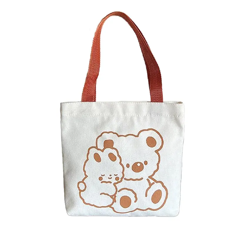 Women Canvas Shoulder Crossbody Tote Bag Stylish Reusable Waterproof Shopping
